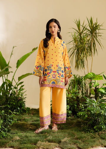 Vibrant Floral Digital Printed Co-ord Set U8