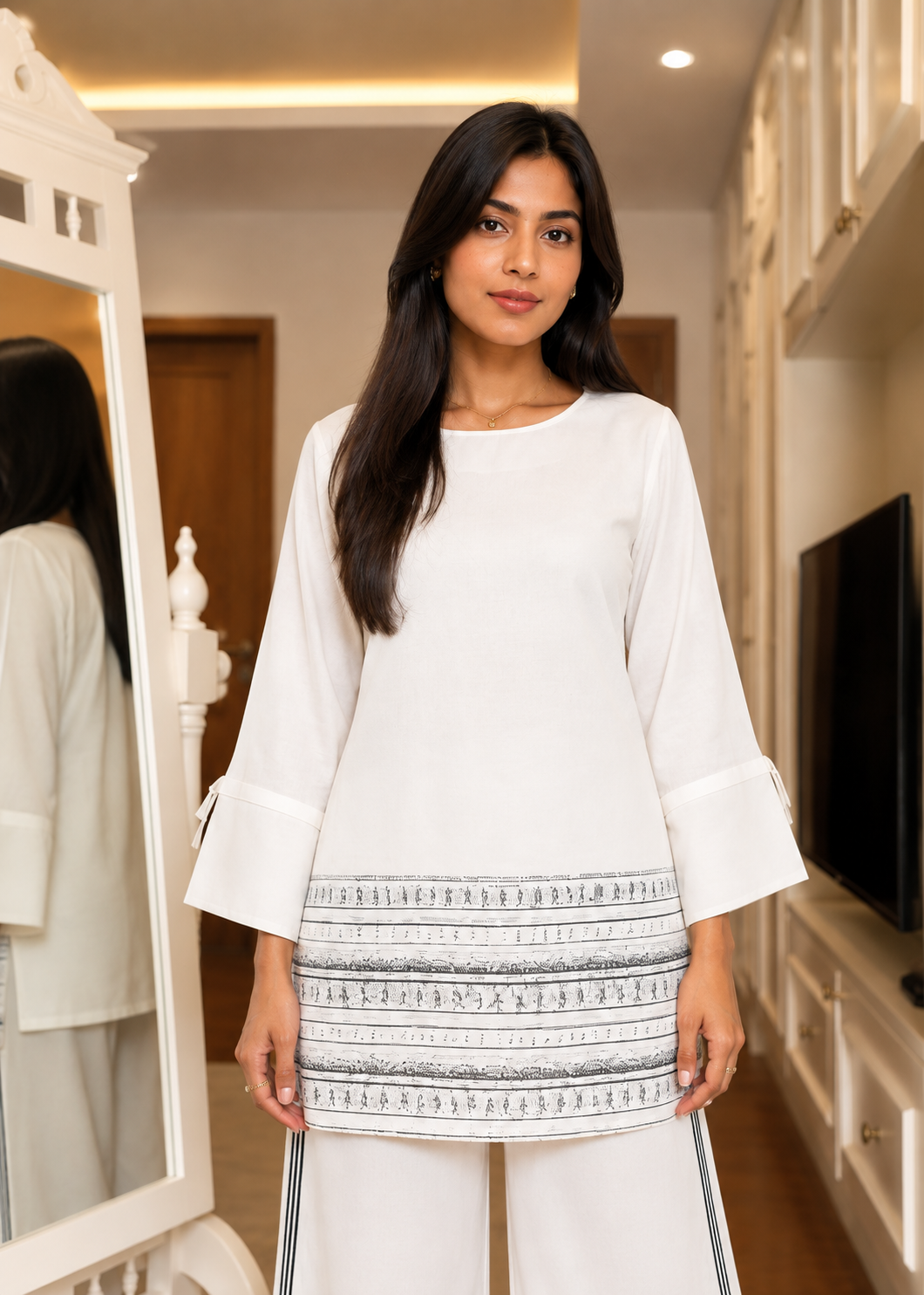 Premium White Comfort Co-Ord Set U80